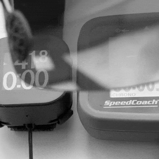 Screen used with polarised sunglasses compared to Strokecoach