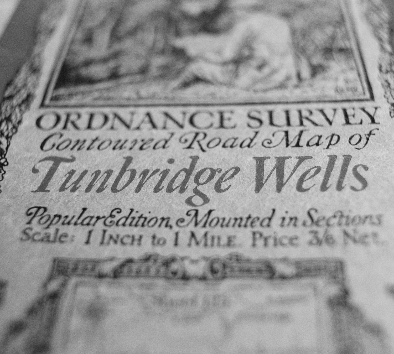 Vintage OS Map Tunbridge Wells